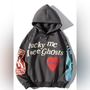 Kanye West “Lucky Me I See Ghosts” Sweatshirt Hoodies